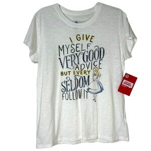 NWT Disney‎ Store Oh My Disney Alice in Wonderland Ladies' T-Shirt - Size XL